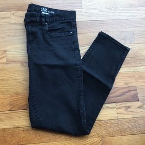 J Crew Black Toothpick Skinny Jeans